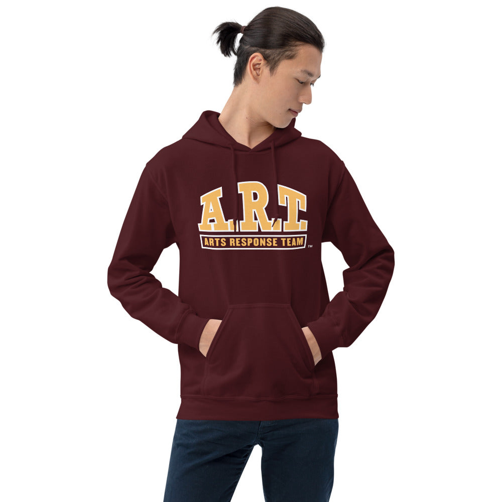 Maroon and cheap gold hoodie